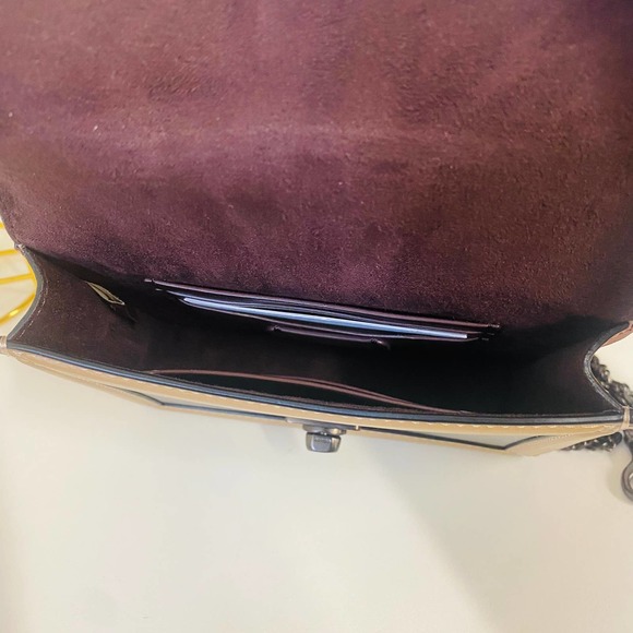 Coach 884 Hutton Belt Bag In Colorblock IN Taupe Multi - Picture 8 of 9